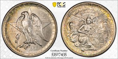1938 50C Texas MS67