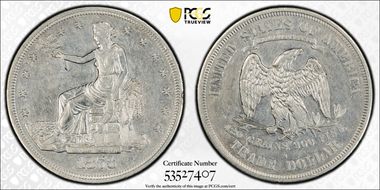1873-S T$1 Trade N1