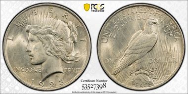1923 $1 MS63