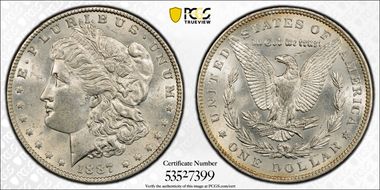 1887 $1 MS63