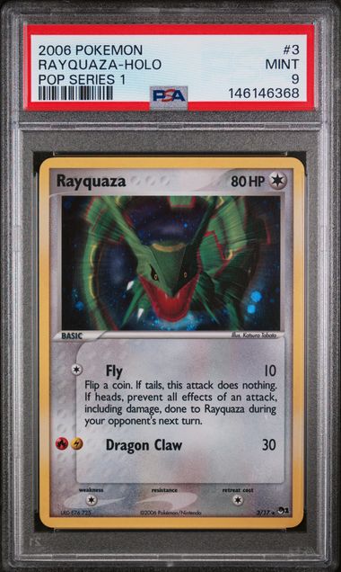 2006 Pokemon #3 Rayquaza-Holo front