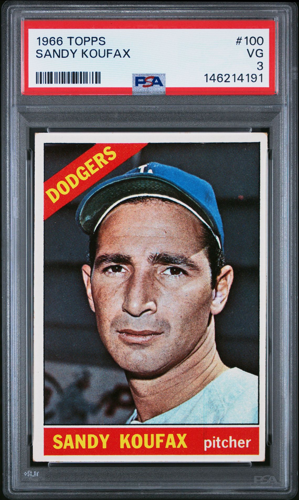 Topps Sandy Koufax front