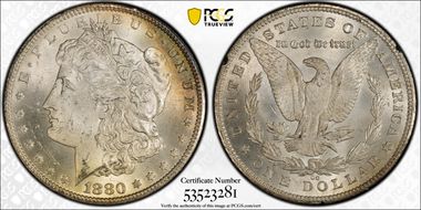 1880-CC $1 GSA Hoard MS64