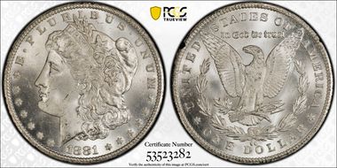 1881-CC $1 GSA Hoard MS65