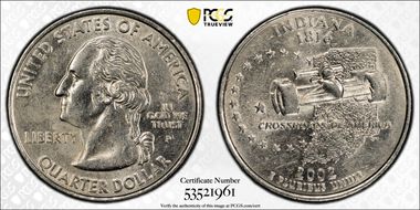 2002-P 25C Indiana AU55