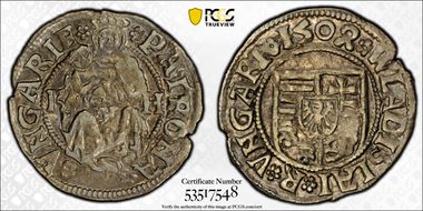 1504-KH Denar Huz-811 AU53