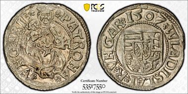 1507-KH Denar Huz-811 AU58