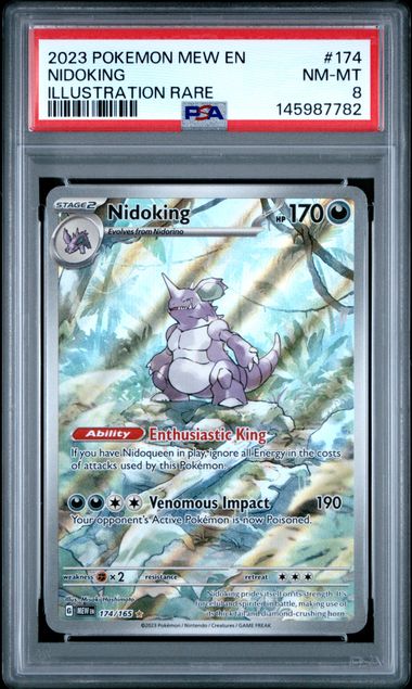2023 Pokemon Illustration Rare #174 Mew / Nidoking front