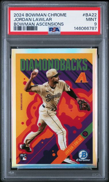 2024 Bowman BOWMAN CHROME BOWMAN ASCENSIONS Refractor #BA22 Jordan Lawlar front