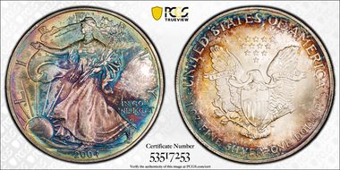 2004 $1 Silver Eagle MS65