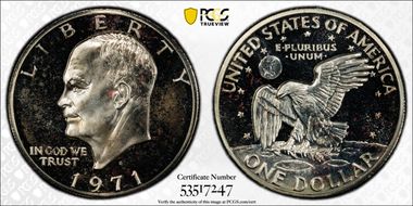 1971-S $1 Silver PR66CAM