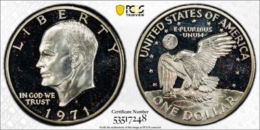 1971-S $1 Silver PR69CAM