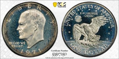 1971-S $1 Silver PR67