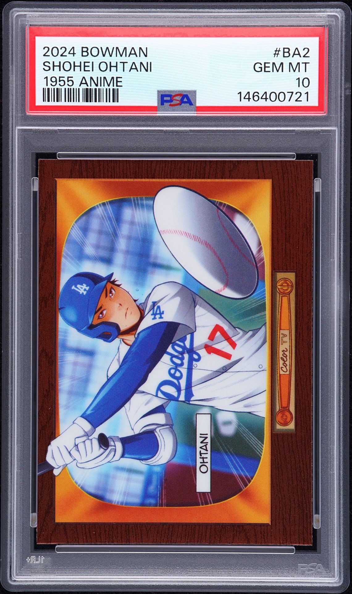 2024 Topps BOWMAN 1955 BOWMAN ANIME #BA2 Shohei Ohtani front