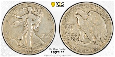 1927-S 50C VF30