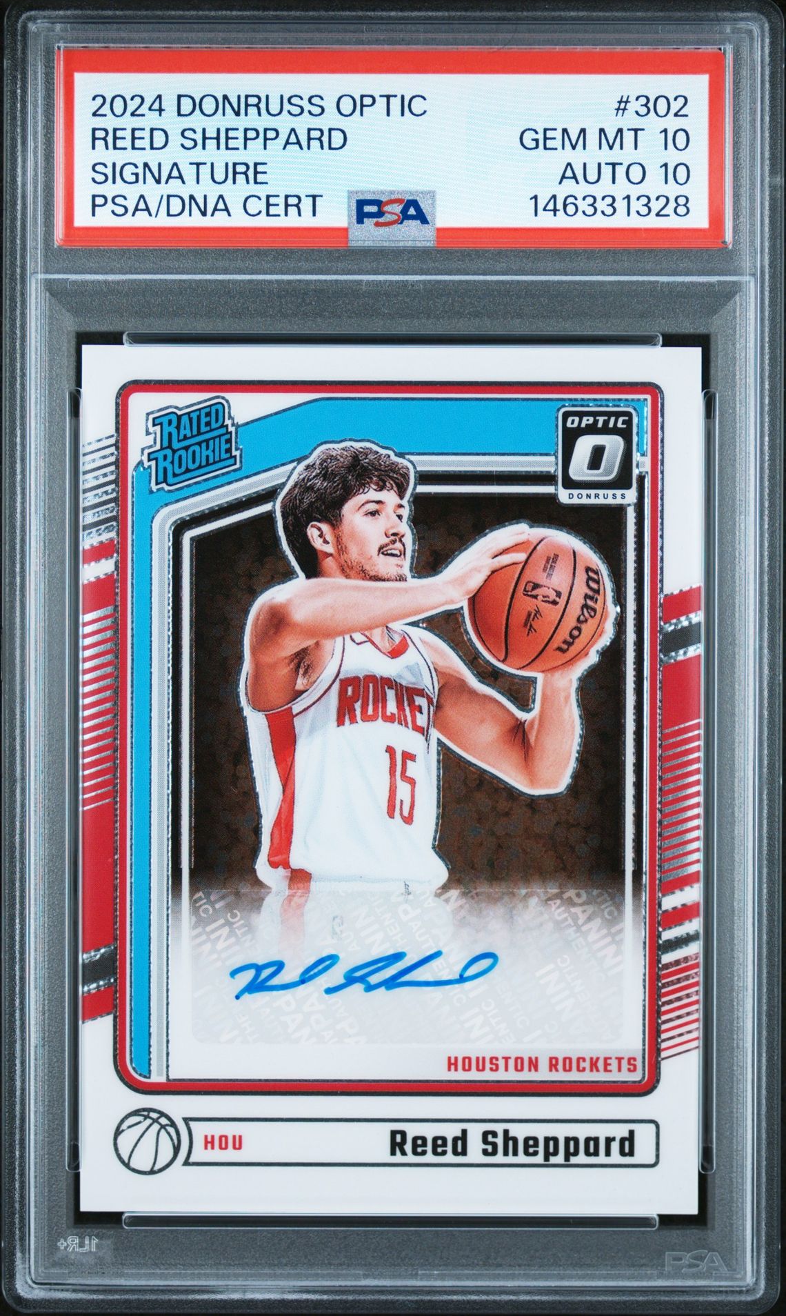 2024 Panini Donruss Optic Rated Rookie #302 Reed Sheppard front