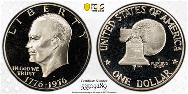 1976-S $1 Clad Type 2 PR68
