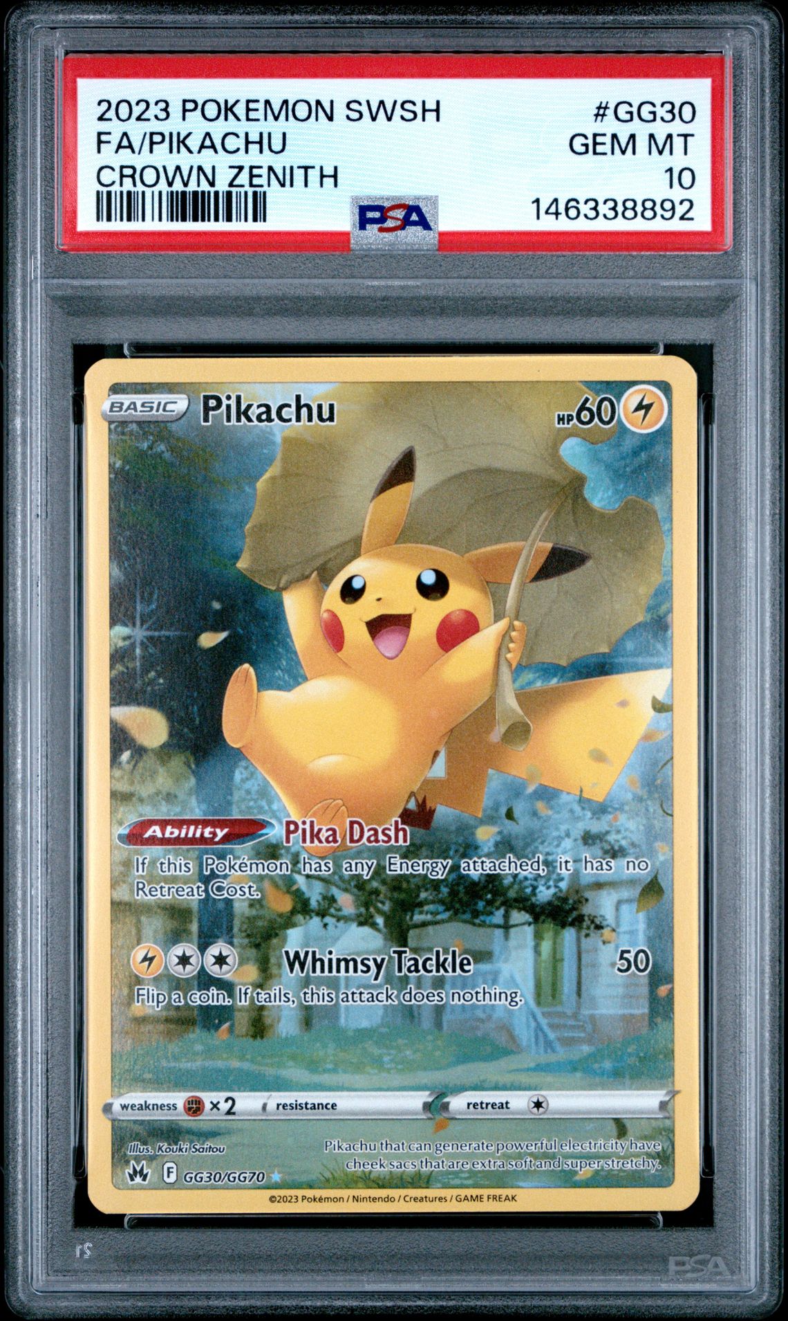 2023 Pokemon #GG30 Fa/Pikachu front