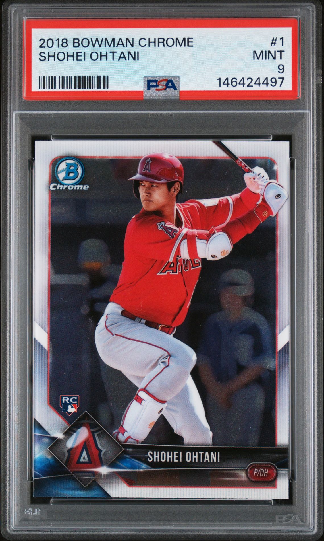 2018 Bowman Chrome BOWMAN CHROME SP VARIATION #1 Shohei Ohtani front