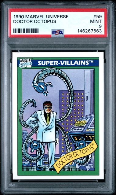 1990 Impel Marvel Universe #59 Dr Octopus Doctor front
