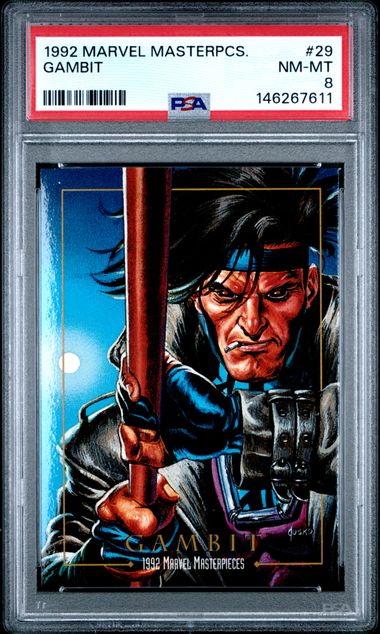 1992 Marvel Marvel Masterpieces #29 Gambit front