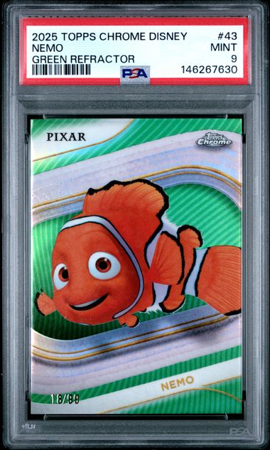 2025 Topps Topps Chrome Green Refractor #43 Nemo front