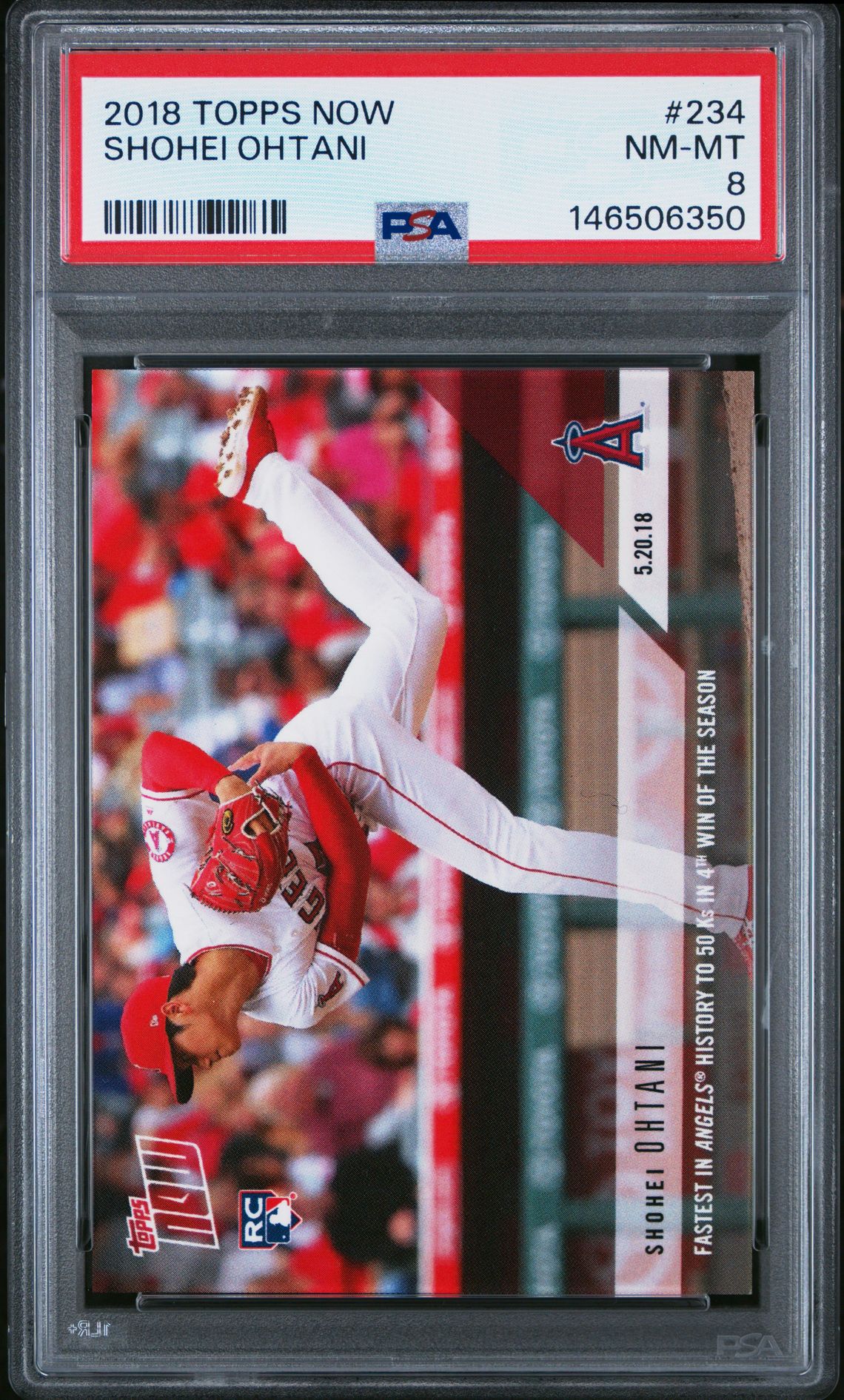 2018 Topps TOPPS NOW #234 Shohei Ohtani front