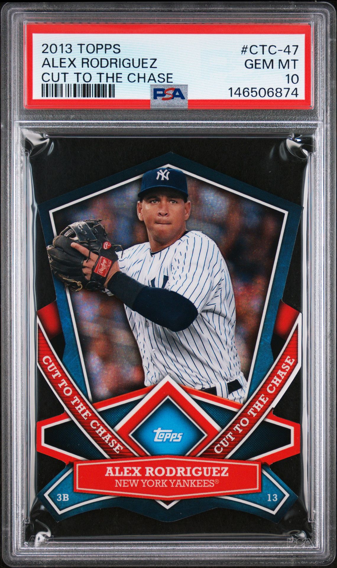 2013 Topps TOPPS CUT TO THE CHASE #CTC-47 Alex Rodriguez front