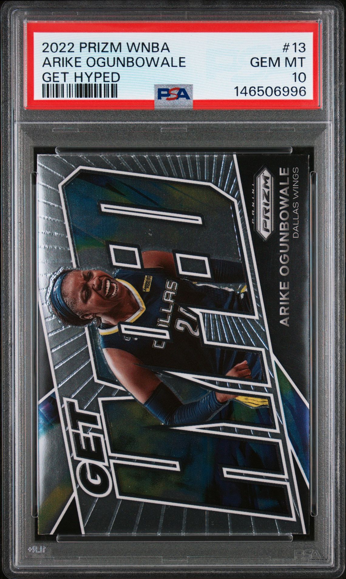 2022 Panini PANINI PRIZM WNBA GET HYPED #13 Arike Ogunbowale front