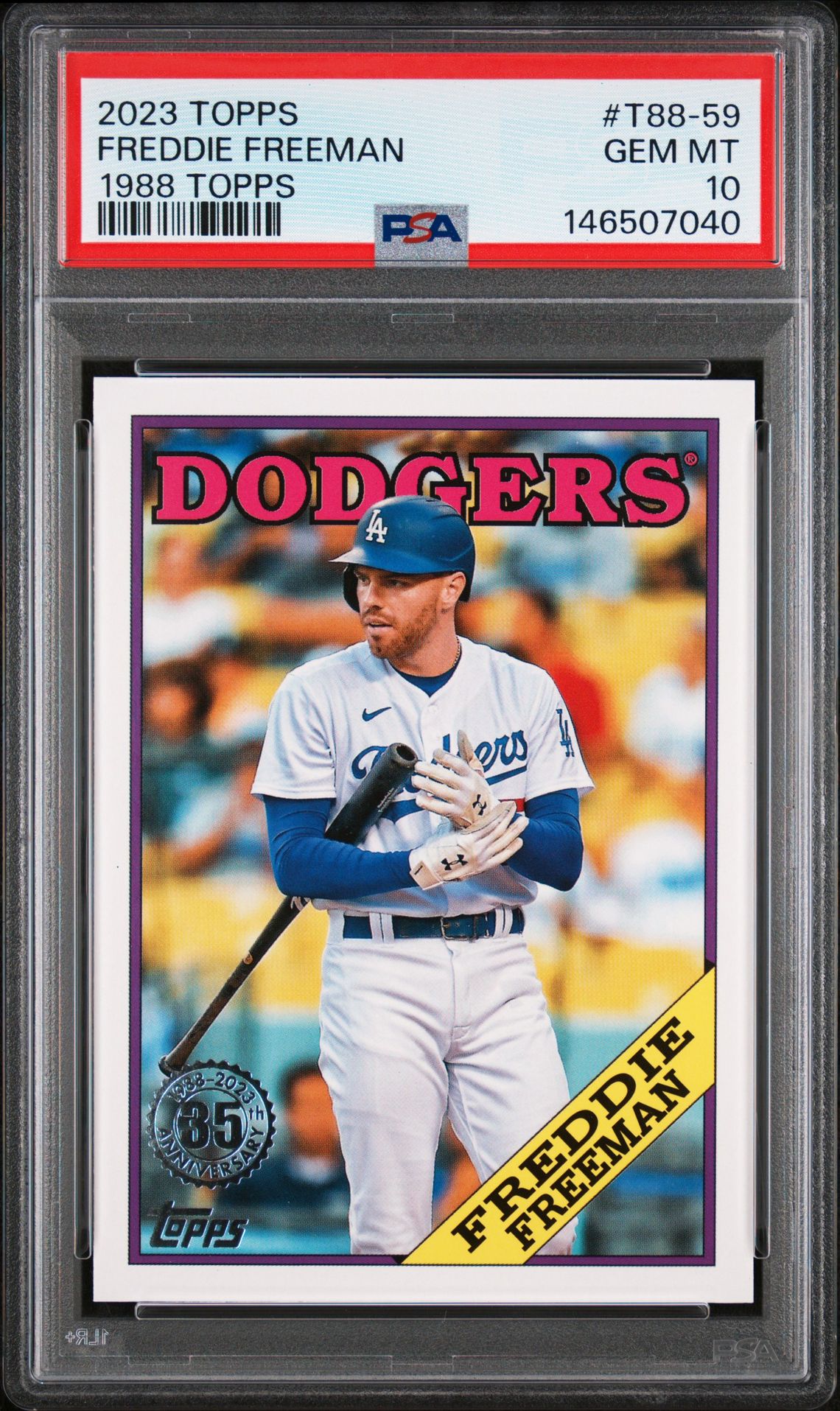 2023 Topps TOPPS 1988 TOPPS BASEBALL #T88-59 Freddie Freeman front