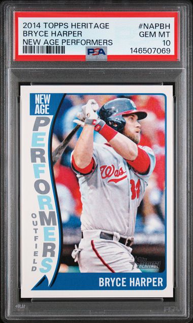 2014 Topps TOPPS HERITAGE NEW AGE PERFORMERS #NAPBH Bryce Harper front