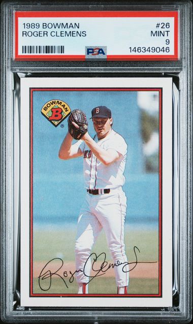 Bowman Red Roger Clemens front