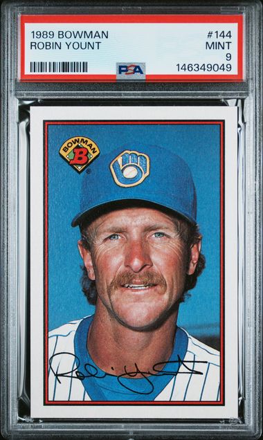 1989 Bowman #144 Robin Yount front