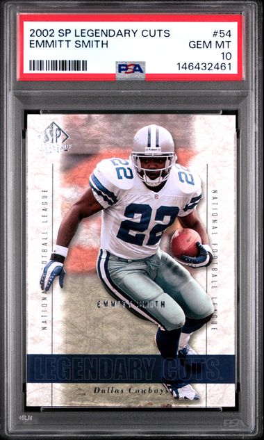 2002 SP Legendary Cuts Sp #54 Emmitt Smith front