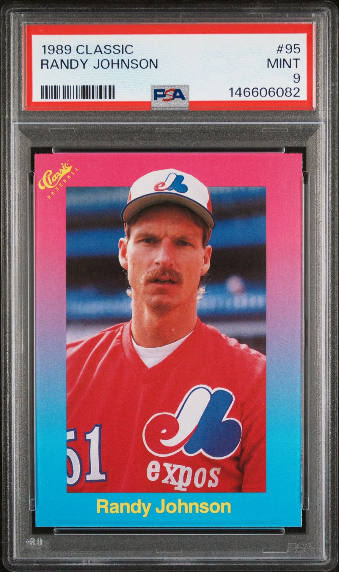 1989 Classic CLASSIC #95 Randy Johnson front