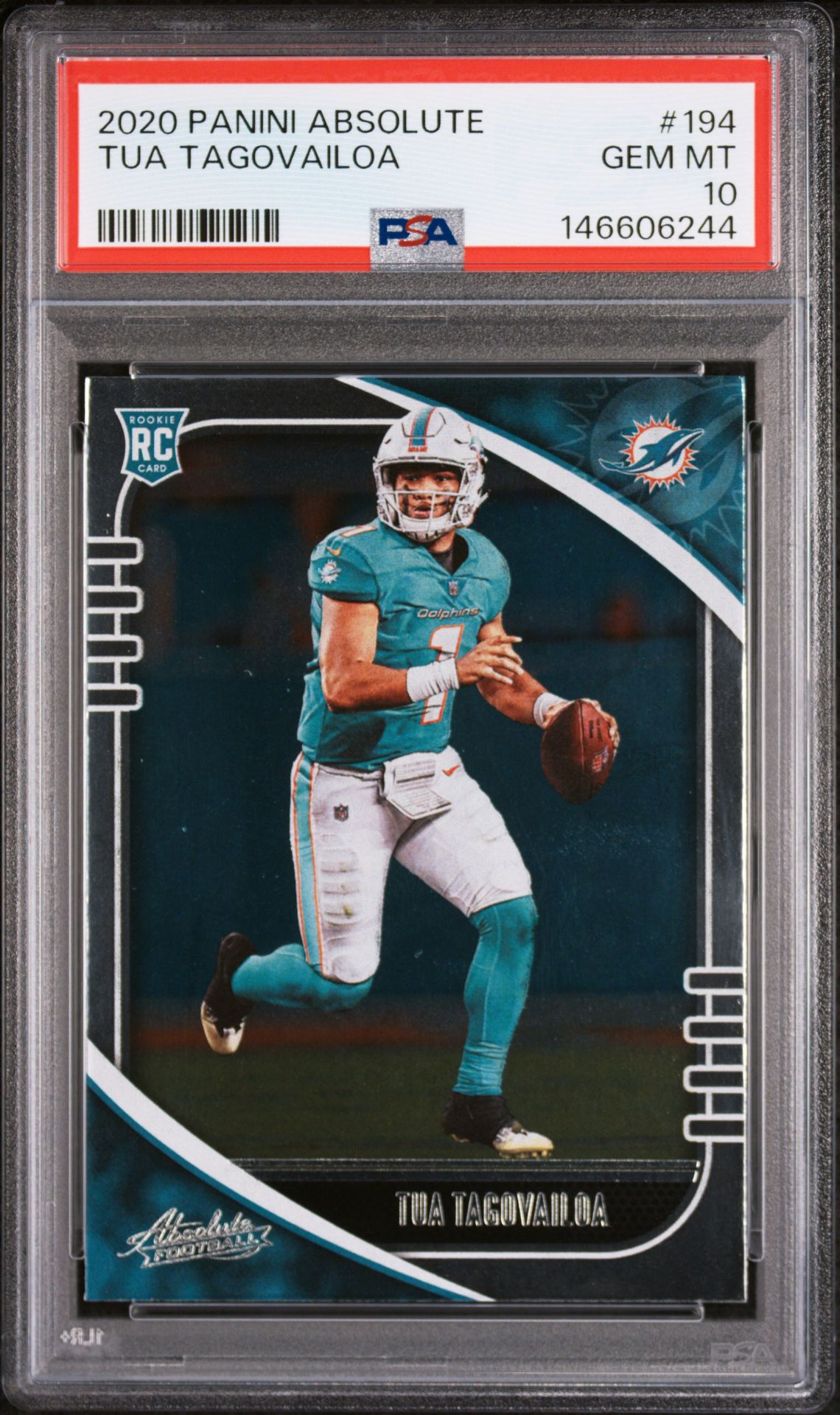2020 Panini PANINI ABSOLUTE #194 Tua Tagovailoa front
