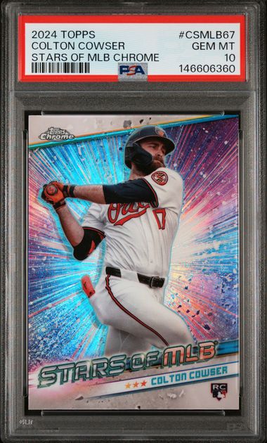 2024 Topps Chrome #CSMLB67 Colton Cowser front