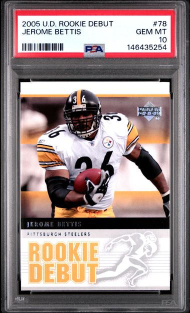 2005 Upper Deck Rookie #78 Jerome Bettis front