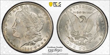 1884-CC $1 MS63