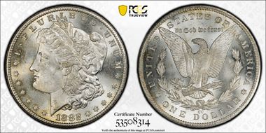 1882-CC $1 MS63
