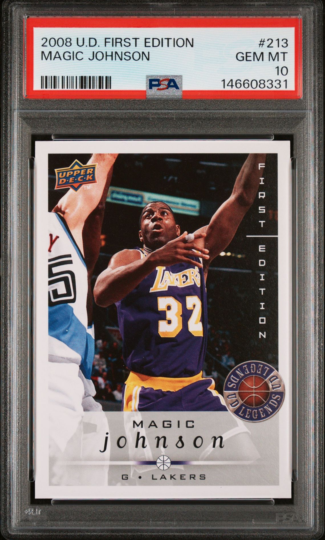 2008 Upper Deck UPPER DECK FIRST EDITION #213 Magic Johnson front