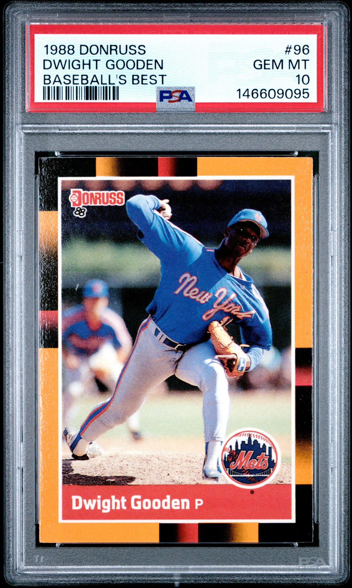 1988 Panini DONRUSS BASEBALL'S BEST #96 Dwight Gooden front