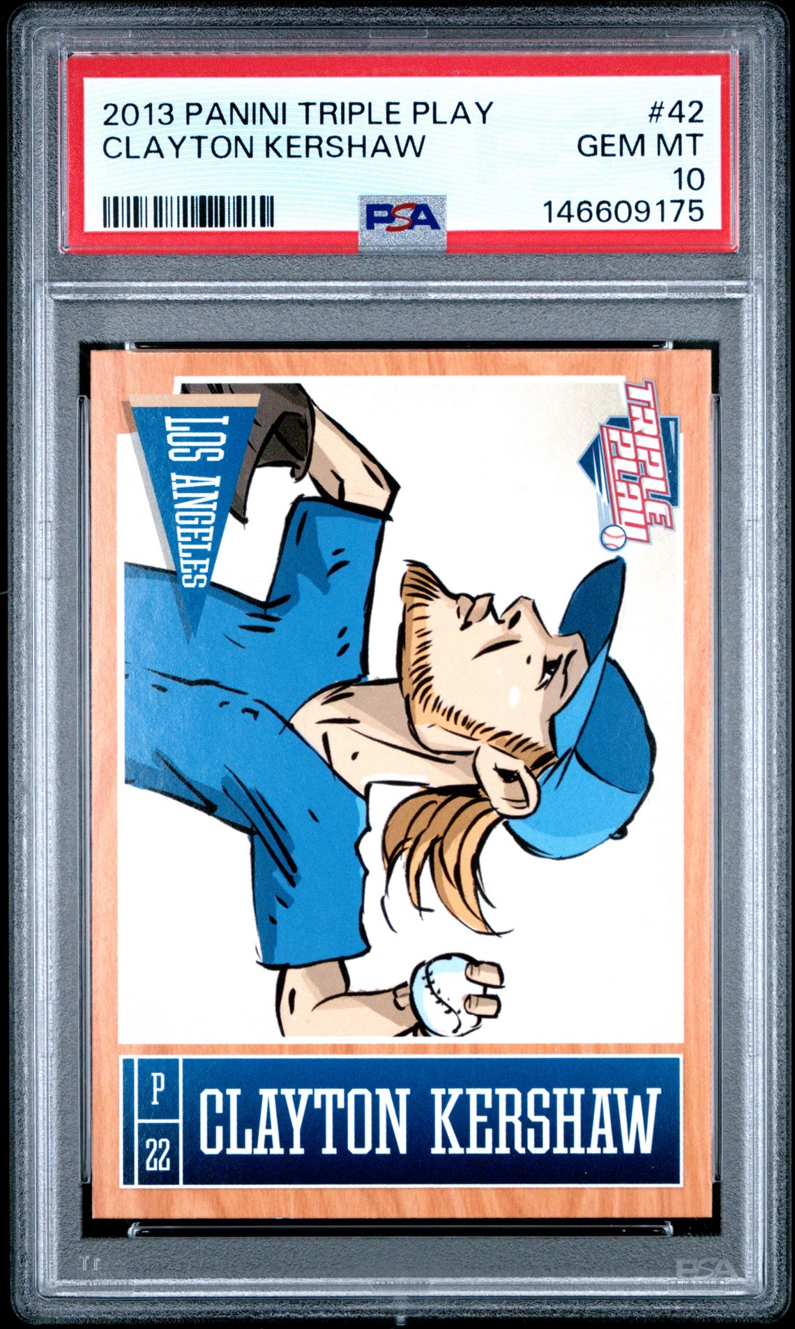 2013 Panini #42 Clayton Kershaw front