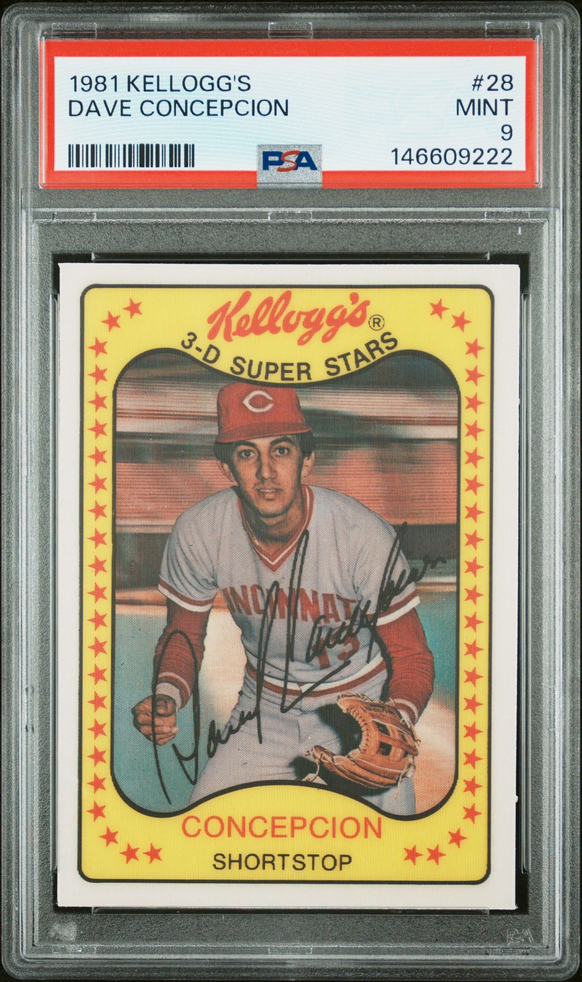 1981 KELLOGG'S #28 Dave Concepcion front