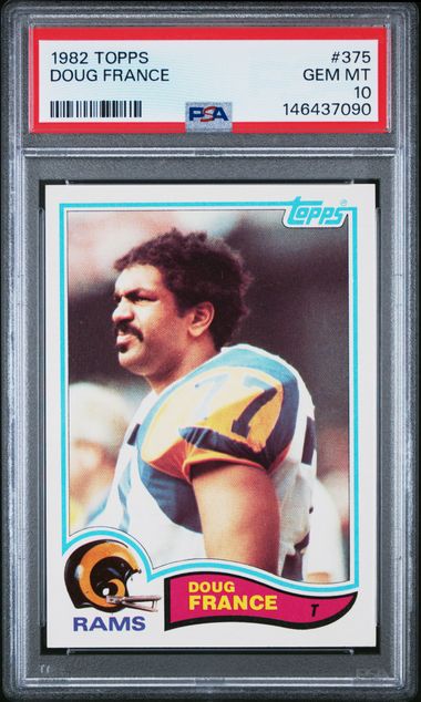 1982 Topps #375 Dougfrance front