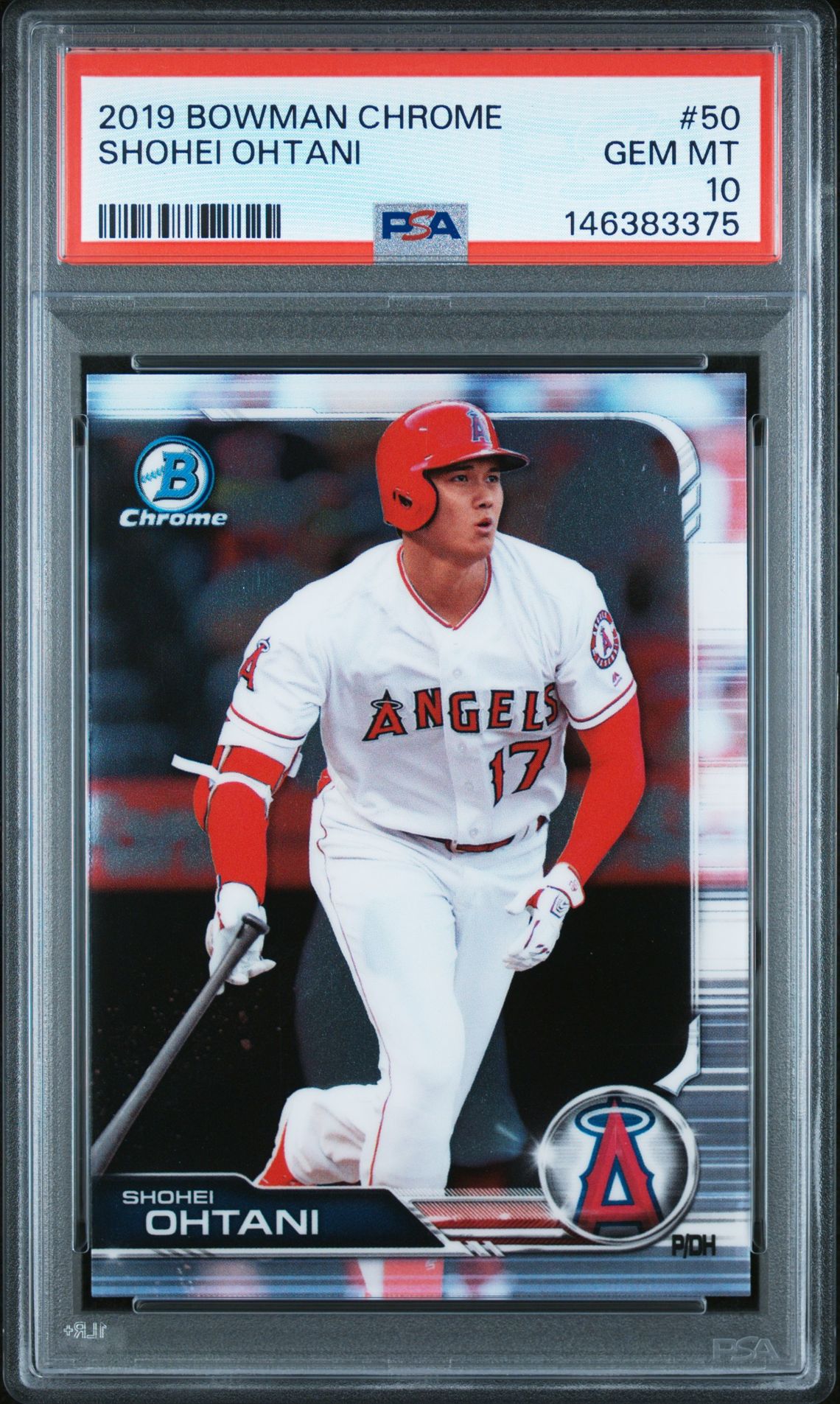 2019 Bowman BOWMAN CHROME #50 Shohei Ohtani front