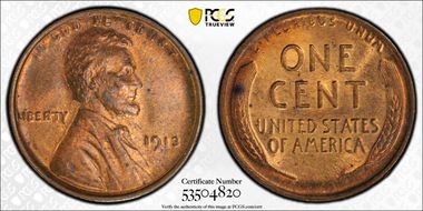 1913 1C MS64RB