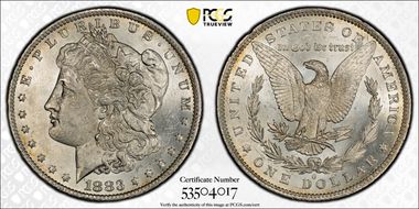 1883-O $1 MS63