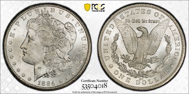 1884-CC $1 MS63