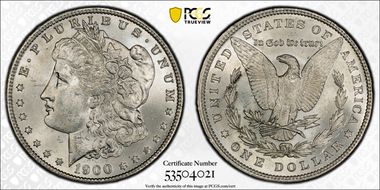 1900 $1 MS63